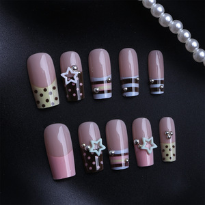 Ongles à presser amande en acrylique dégradé, best-seller transfrontalier, amovibles - Product Image 6