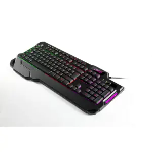 Clavier de jeu ergonomique filaire, pour PC, avec interface USB, LED, haute qualité