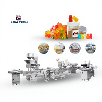 Ligne de production de comptage de bonbons, machine automatique de comptage, de remplissage et de bouchage de bonbons durs et de bonbons gélifiés