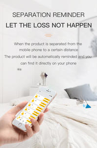 Traceur intelligent en plastique en gros, localisateur de clés sans fil, anti-perte, contrôle sonore, sifflet d'alarme, <span class=keywords><strong>porte</strong></span>-clés - Product Image 5