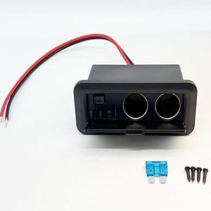 12V-24V doble PD3.0 36W con QC 18W cargador de enchufe <span class=keywords><strong>USB</strong></span> + adaptador de enchufe de encendedor de cigarrillos de 12V para coche RV BUS camión ATV - Product Image 5