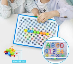 Rompecabezas de 296 Piezas con Forma de Hongo para Niños, <span class=keywords><strong>Juegos</strong></span> Didácticos Inteligentes, Manualidades, Plástico, Tablero de Actividades, Juguete Educativo para Niños - Product Image 4