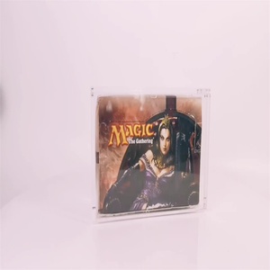 Acrylic Exclusive Design <b>Magic</b> Draft Booster Pack <b>Box</b> Custom clear for <b>Magic</b> the Gathering Magnet Lid Core Set - Product Image 2