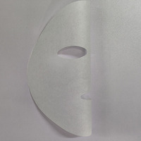 Feuille de masque facial de raisin de mer 38gsm Gel de soins de la peau masque facial devient transparent lorsque le tissu humide unisexe collagène comprimé