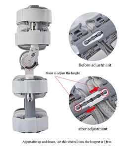 Genouillère Ajustable Élastique Respirante et Épaisse en Nylon 100% avec Alliage d'Aluminium, Taille Unique, Protection Contre les Fractures et l'Arthrose - Product Image 5