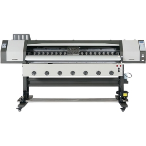 Imprimante jet d'encre éco-solvant Am1901i16 neuve de 1,9 mètre avec 1 tête d'impression I1600 (version économique) entièrement automatique, garantie d'un an, Am1901 - Product Image 2