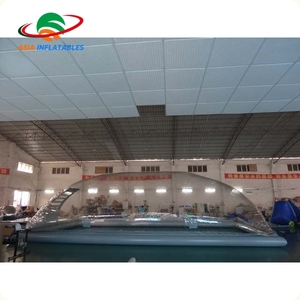 Dôme <span class=keywords><strong>de</strong></span> <span class=keywords><strong>piscine</strong></span> <span class=keywords><strong>gonflable</strong></span> transparent en PVC <span class=keywords><strong>de</strong></span> qualité commerciale / Tente <span class=keywords><strong>de</strong></span> couverture transparente pour piscines / Tente <span class=keywords><strong>de</strong></span> <span class=keywords><strong>piscine</strong></span> <span class=keywords><strong>gonflable</strong></span> d'extérieur - Product Image 3