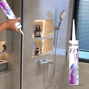 Scellant en <span class=keywords><strong>silicone</strong></span> <span class=keywords><strong>sanitaire</strong></span> résistant à l'eau, anti-moisissure, transparent, <span class=keywords><strong>blanc</strong></span>, noir, pour salle de bain - Product Image 4