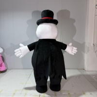 Costume de mascotte gonflable en peluche OEM, squelette de vampire, citrouille, monstre de dessin animé pour adulte, pour défilé d'Halloween, fête, événement