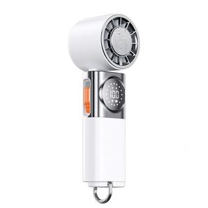 Fresh Color Box High Speed <b>Portable</b> Handheld Outdoor Foldable Plastic Mini Fan with Rechargeable Battery Car Compatible English - Product Image 3