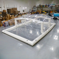 Fournisseur d'usine, couverture de piscine gonflable en PVC imperméable, tente pour piscines extérieures et de jardin