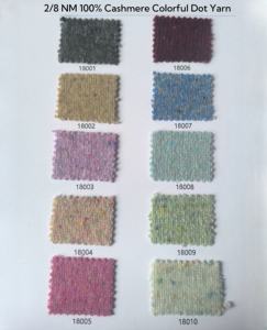 रंगीन 100% शुद्ध आंतरिक मोंगोलियन कश्मीरी पेट धागा और हाथ बुनाई के लिए - Product Image 1