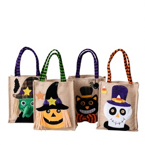 Bolsa de Tela Reutilizable para Dulces con Diseño de Calabaza para el Festival de los Fantasmas de Halloween, Bolsa de Regalo para Fiestas - Product Image 3