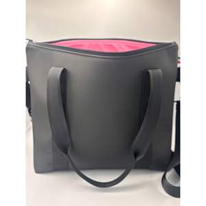 Sac fourre-tout isotherme avec fermeture éclair, couleur unie, toutes saisons, sac de voyage pour femme, personnalisation disponible - Product Image 1