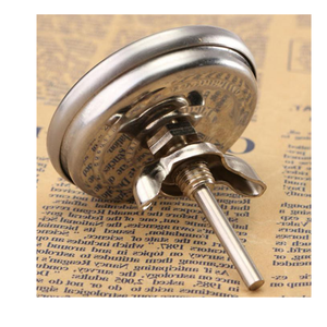 स्टेनलेस स्टील ओवन खाना पकाने थर्मामीटर BBQ दूध मांस खाद्य सेल्सियस तापमान गेज के साथ मीटर परीक्षक फारेनहाइट - Product Image 5