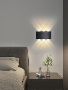 Lámpara de Pared LED de Cristal Posmoderna de Lujo, Decorativa para Interiores, Dormitorio, Sala de Estar, Luz de Noche - Product Image 5