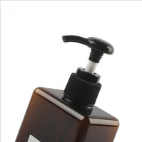Pompe à Lotion verte de 450ml, bouteilles de shampoing carrées biodégradables, distributeur, emballage de savon liquide, bouteille de shampoing en plastique
