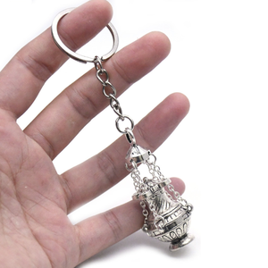 Quemador de Incienso, Llavero, <span class=keywords><strong>Colgante</strong></span>, Puede Usarse como <span class=keywords><strong>Estufa</strong></span> de Especias, Artículos para el Hogar, Anillo de Regalo, Adorno - Product Image 4