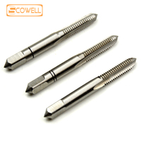 HSS M2 Machine Spirale Point Droit Cannelé Filetage Métrique Plug Main Tarauds Foret Ensemble Die Outils