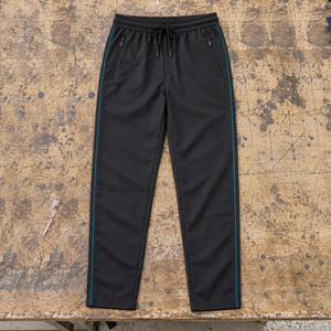 EXORO APPARELS Unisex Black Polyester <b>Work</b> Pants Comfortable <b>Jogger</b> Style Side Stripes Elastic Waistband Needle Detection - Product Image 6
