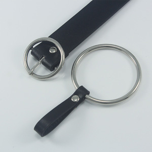 Hot Ins Style dames dunne riem, ronde gesp met ring, modieuze gespsriem voor broeken - Product Image 6