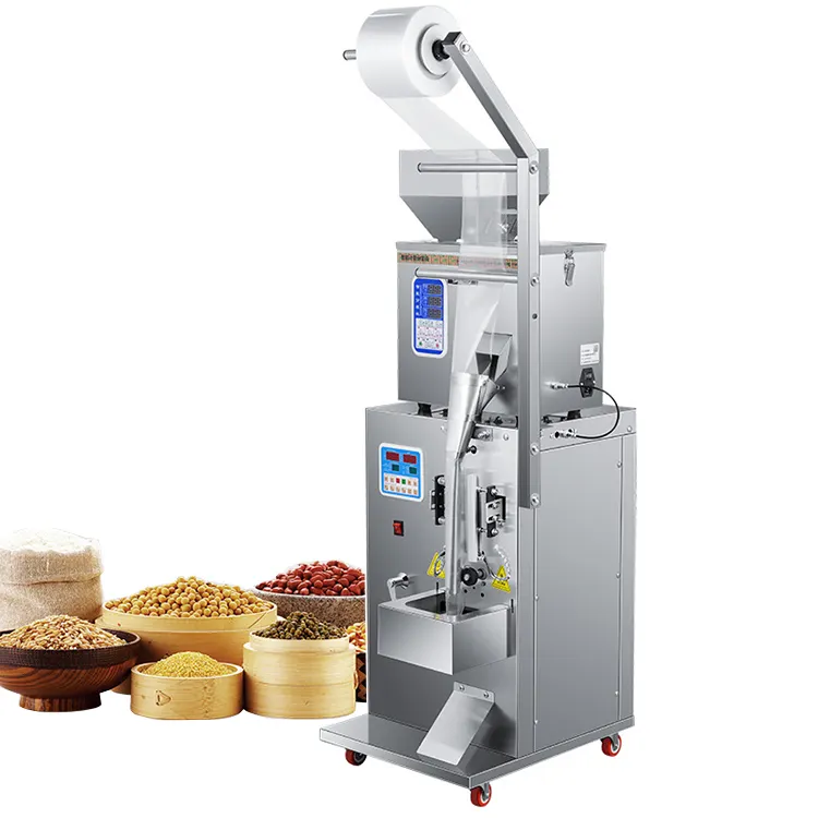 Macchina imballatrice per alimenti per la pesatura del caffè di zucchero di riso completamente automatica/macchina per il riempimento e la sigillatura per il lavaggio verticale