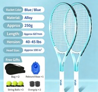 Ensemble d'entraînement de tennis Yide Solo avec rebondisseur à cordes, kit de raquettes de tennis pour débutants pour la pratique en extérieur