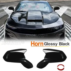 Cubierta de Espejo Retrovisor Lateral, Carcasa de Espejo Retrovisor, Negro Brillante, para Chevy Camaro SS RS ZL1 LT 2016-2021 - Product Image 2