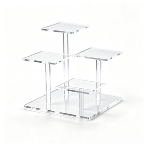 Espositore Multilivello in Acrilico Trasparente SEO CORE, Moderno ed Ecologico, <span class=keywords><strong>per</strong></span> Action Figure, Modellini di <span class=keywords><strong>Auto</strong></span>, Oggetti da Collezione - Product Image 1