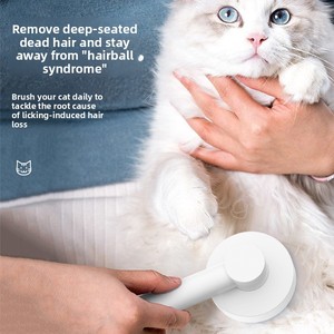 Cepillo <span class=keywords><strong>para</strong></span> Quitar Pelo de Mascotas con Cerdas Autolimpiables Activadas por Botón y Diseño de Pin <span class=keywords><strong>para</strong></span> el Cuidado de <span class=keywords><strong>Perros</strong></span> y Gatos - Product Image 1