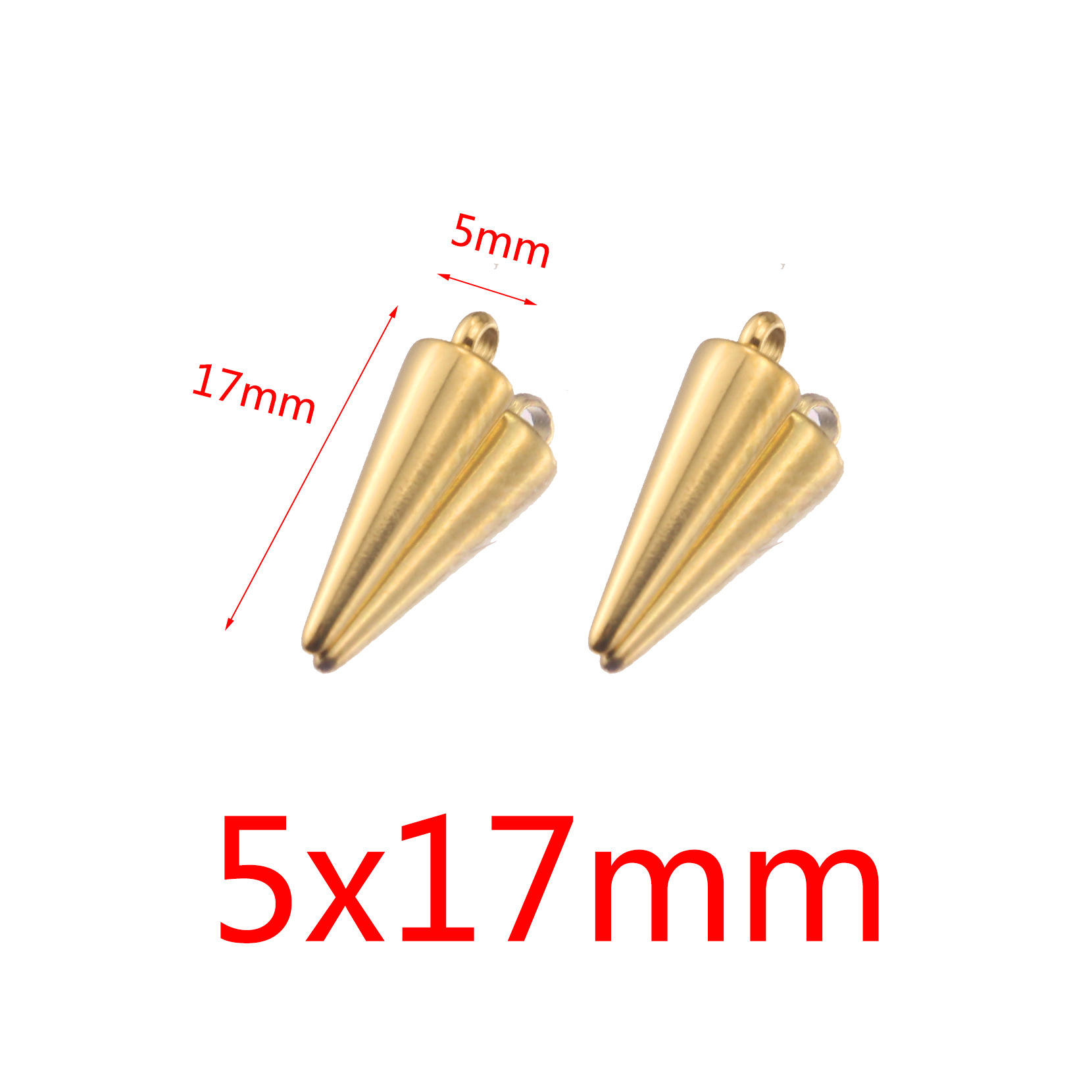 สีทองกรวยขนาดใหญ่