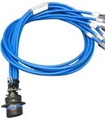 D38999/24FC35PN Circular Connector Shielded Circular Panel Receptacle, Removable Crimp Type Female Socket Connectors D38999