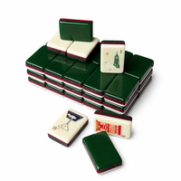 Mascualine – Nouveaux jeux de tuiles de mahjong en acrylique de luxe sur mesure avec fonction poker, durables, écologiques et portables pour le jeu de casino