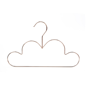 Vente en gros de cintres en forme de <span class=keywords><strong>nuage</strong></span> rose doré en fil métallique pour enfant, bébé et enfants - Product Image 1