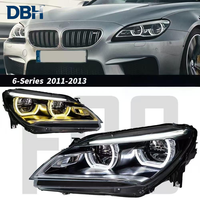 Pour BMW Série 6 F06 2011-2013 avec feux de jour à LED Angel Eyes bicolores avec fonction DRL variable, Plug-and-play.