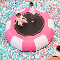 Trampoline aquatique gonflable en PVC personnalisé pour parc, trampoline aquatique pour enfants et adultes, amusement en plein air/intérieur