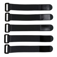 Bracelet personnalisé en polyester/nylon coloré avec fermeture auto-agrippante, imperméable, élastique, brodé sur une seule face, avec adhésif puissant, Zhisheng