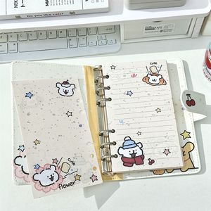 Quaderno A6 in PU con Disegno di Cucciolo, Elegante Quaderno per Studenti con Fogli Staccabili e Colorati - Product Image 2