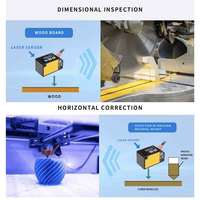 Sensor Láser de Medición de Distancia sin Contacto KJT de 200 mm, Alta Precisión y Confiabilidad, Sensor Láser Multirango para Máquinas
