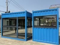 Nouvelle conception de maisons conteneurs détachables pour hôtels et hôpitaux, un étage, 20 pieds, 40 pieds, bonne isolation thermique, bureaux en conteneurs