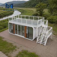 Module de maison préfabriquée moderne à assemblage rapide, capsule de vie portable pour appartement et usage scolaire
