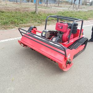 更新的全球定位系统无人操作12/15HP柴油发动机连枷式割草机履带式连枷式远程割草机，带有CE证书 - Product Image 1