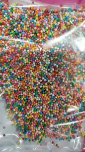Colorful Small Size Diameter Cake Decorating Pearls Sprinkles