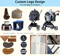 Sac de transport pour animaux de compagnie à parois souples approuvé par les compagnies aériennes - Fermeture éclair en nylon écologique, accessoire de voyage en voiture portable et tendance