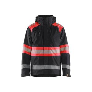 BLAKLADER - 4420197799554XL Chaqueta de concha de alta visibilidad Negro/Rojo-EAN 7330509849354 ROPA DE TRABAJO DE LA HI-VIS - Product Image 1