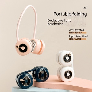 CE FCC Vente en gros Ventilateur de cou portable Rechargeable Mini suspendu 1800mAh Durable ABS RGB USB <span class=keywords><strong>C</strong></span> <span class=keywords><strong>Type</strong></span> <span class=keywords><strong>C</strong></span> Polonais sans lame - Product Image 5