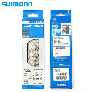 <span class=keywords><strong>Cadena</strong></span> <span class=keywords><strong>Shimano</strong></span> <span class=keywords><strong>XTR</strong></span> CN-M9100 de 12 velocidades, 126L/116L para Bicicleta de Montaña MTB, HYPERGLIDE+ - SIL-TEC con Eslabón Rápido, Piezas Originales <span class=keywords><strong>Shimano</strong></span> - Product Image 1
