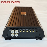 Amplificateur de voiture de haute qualité 2000.1 Classe D Amplificateur de voiture monoblock pour haut-parleur de caisson de basses de voiture Emballé dans une boîte cadeau