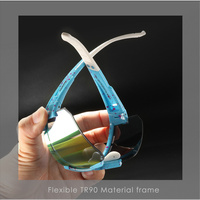 KDEAM — lunettes de soleil polarisées, de Sport, enveloppées, pour hommes, cyclisme, drapeau américain, nouvelle collection 2022, KD0806