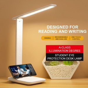 Lampe de bureau LED pliable multifonctionnelle Durapower Eye Protection, design moderne, rechargeable, pour chambre à coucher, lampe de table pour étude - Product Image 2
